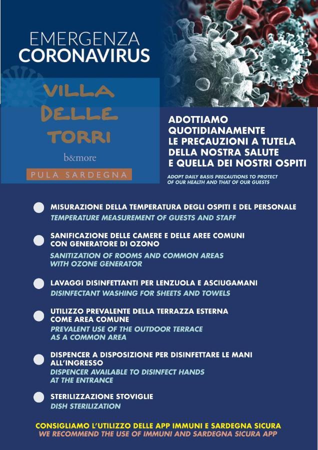 Villa Delle Torri Pula Bagian luar foto